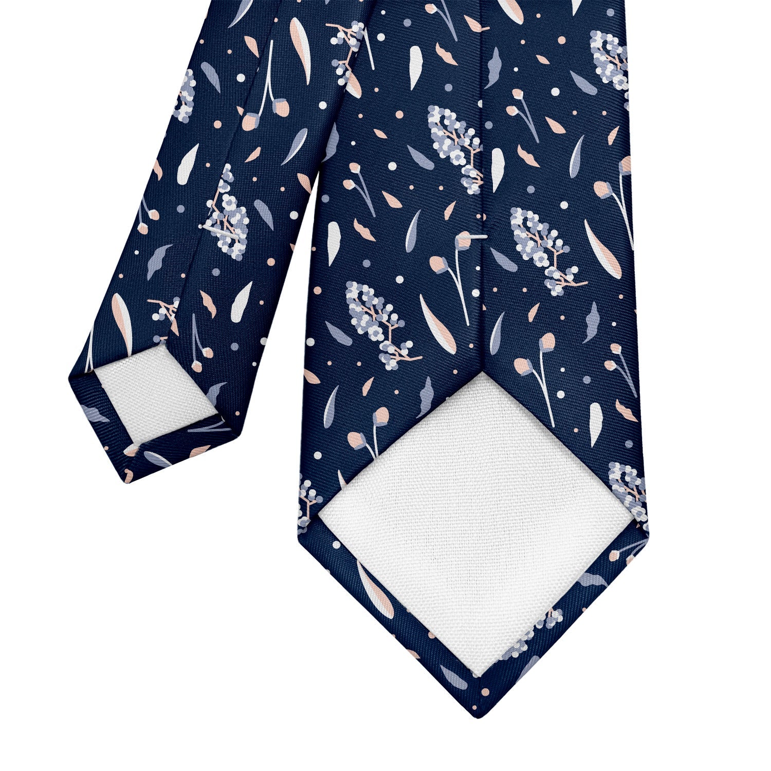 Delicate Floral Necktie - Tipping - Knotty Tie Co.