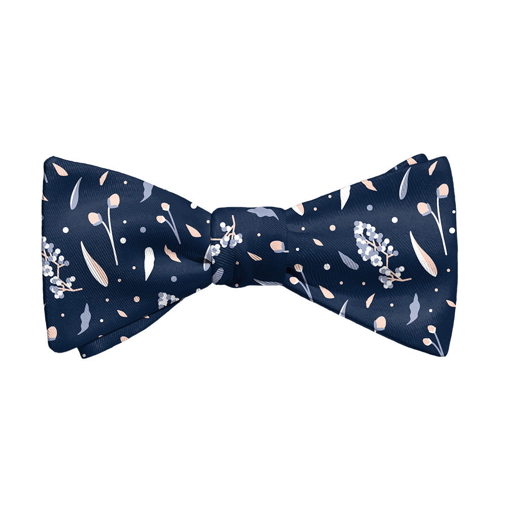 Delicate Floral Bow Tie - Adult Standard Self-Tie 14-18" -  - Knotty Tie Co.