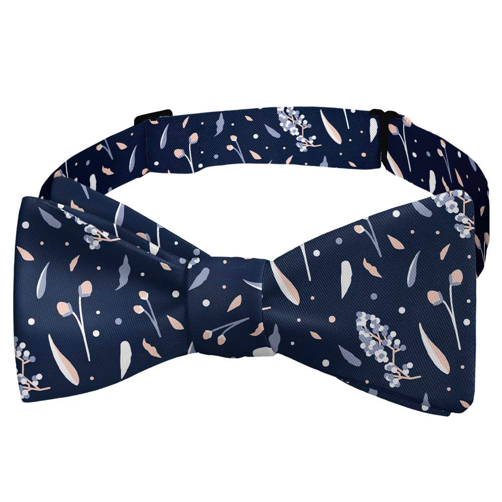 Delicate Floral Bow Tie - Self Tie Bow Tie - Knotty Tie Co.