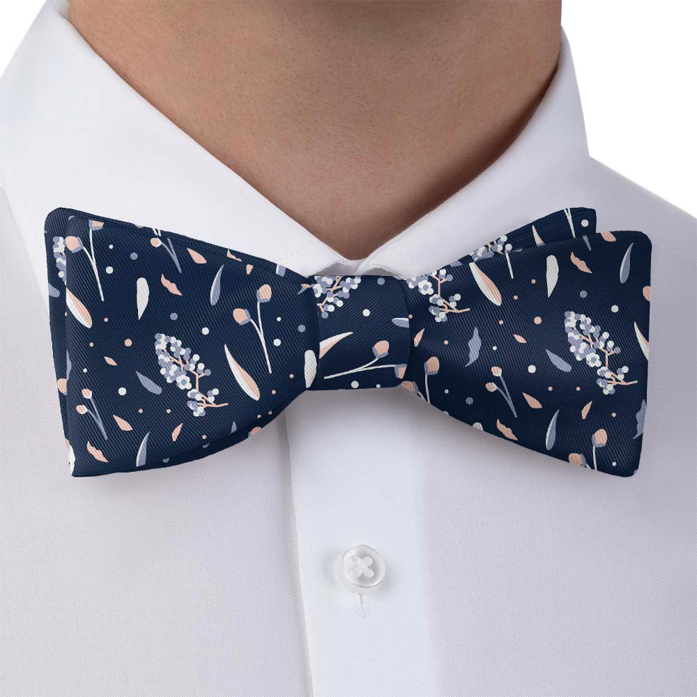 Delicate Floral Bow Tie - Bow Tie with Dress Shirt - Knotty Tie Co.