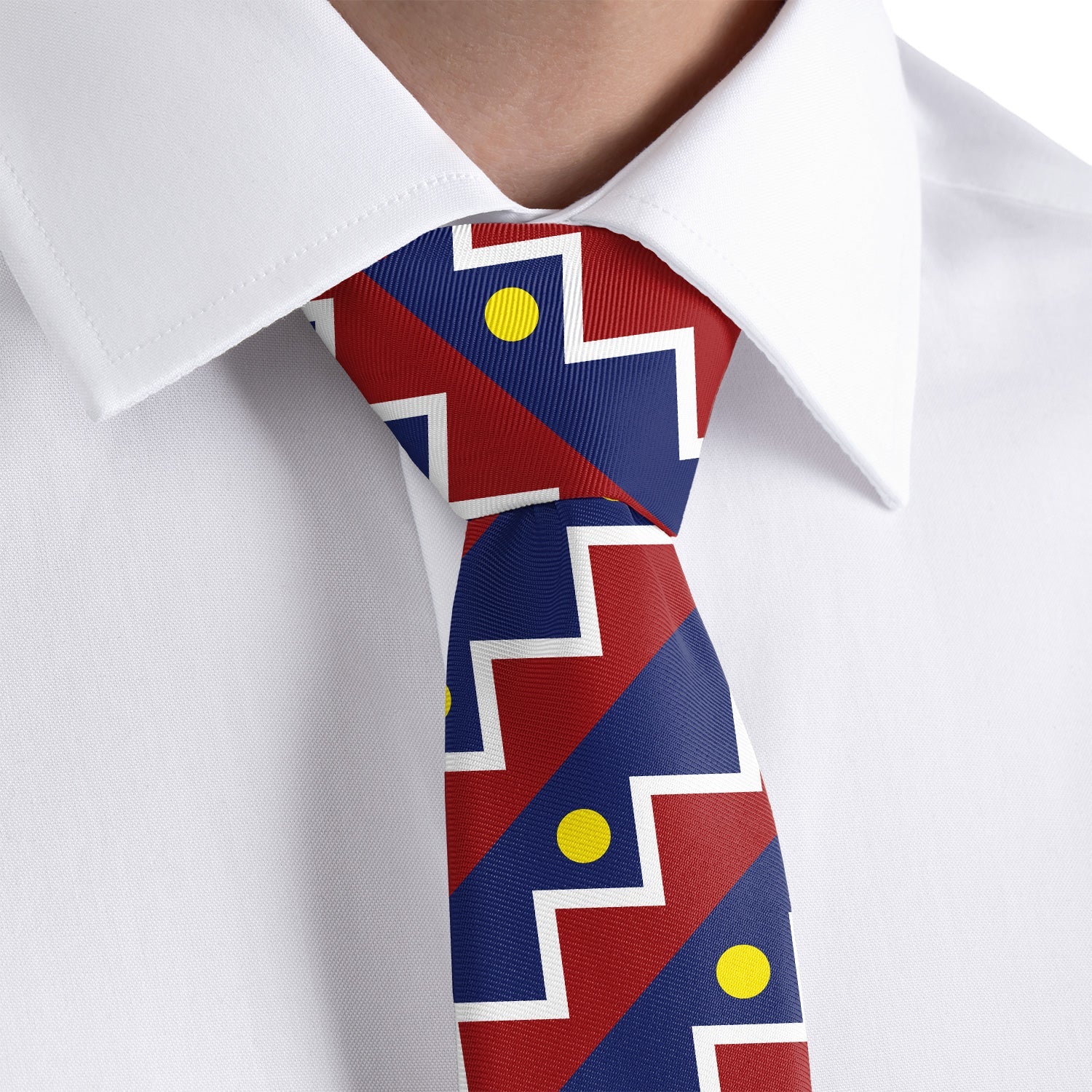 Denver Flag Necktie - Dress Shirt - Knotty Tie Co.