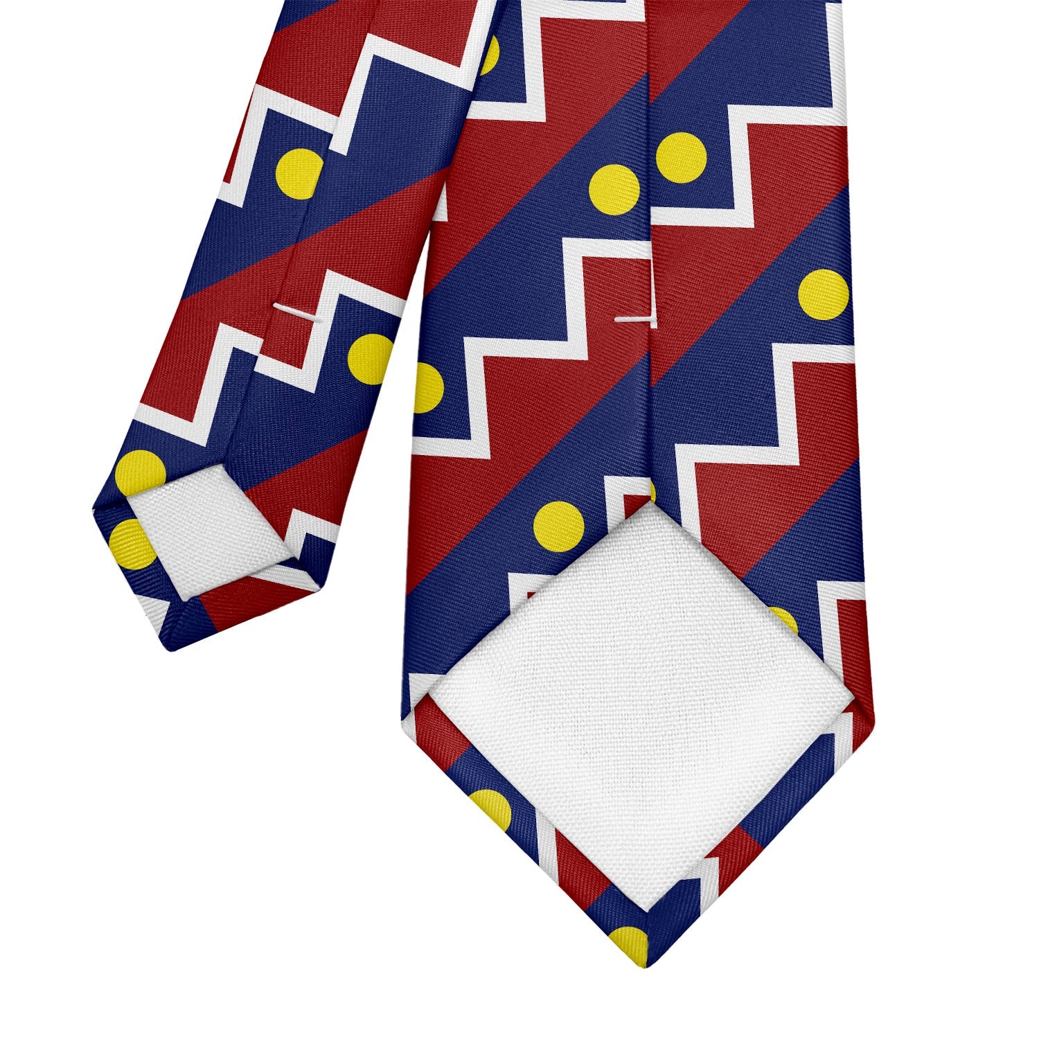 Denver Flag Necktie - Tipping - Knotty Tie Co.