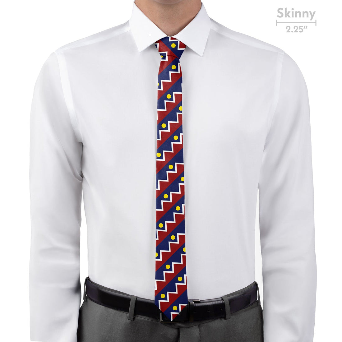 Denver Flag Necktie - Skinny - Knotty Tie Co.
