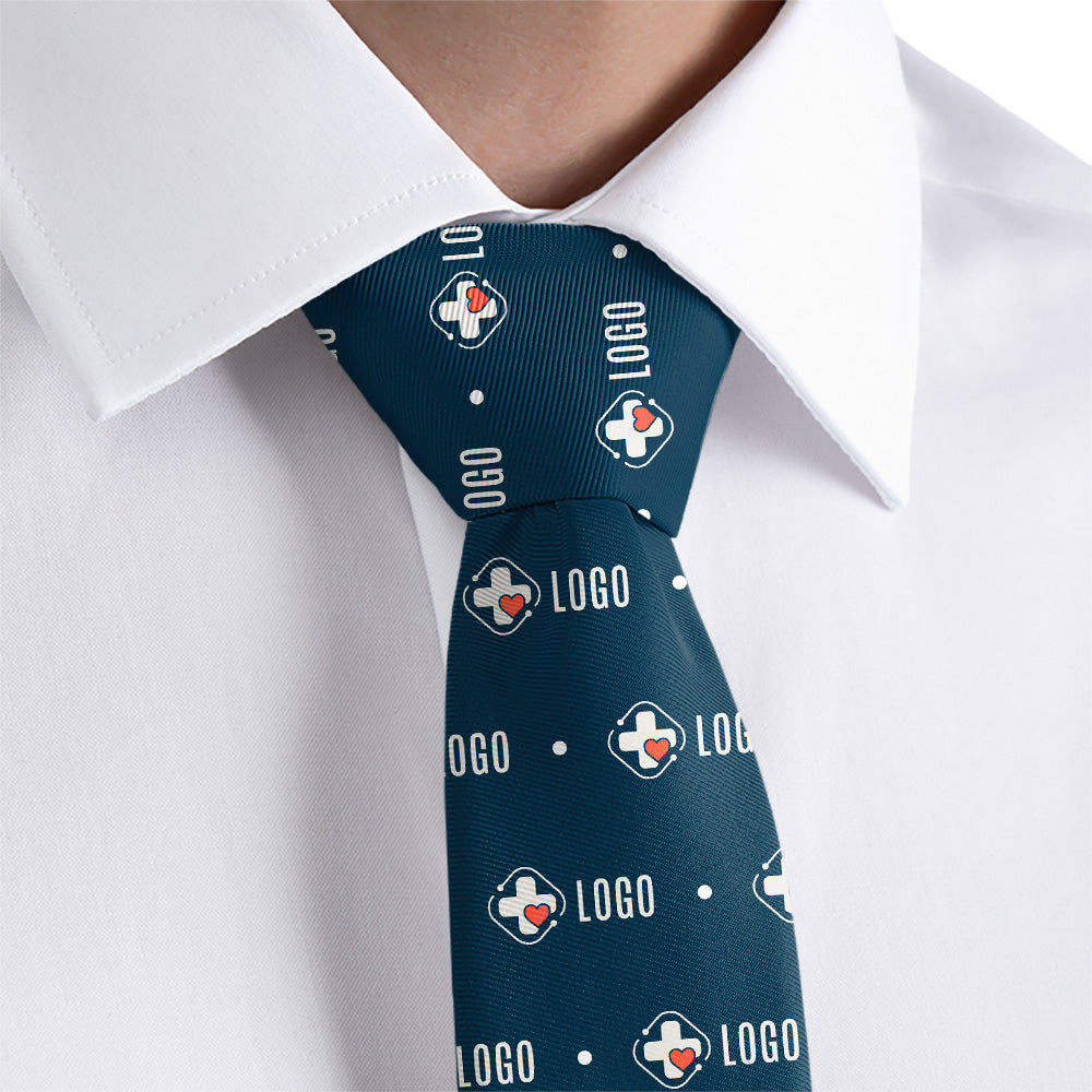 Custom Denver Dots 2 Logo Tie - Dress Shirt - Knotty Tie Co.