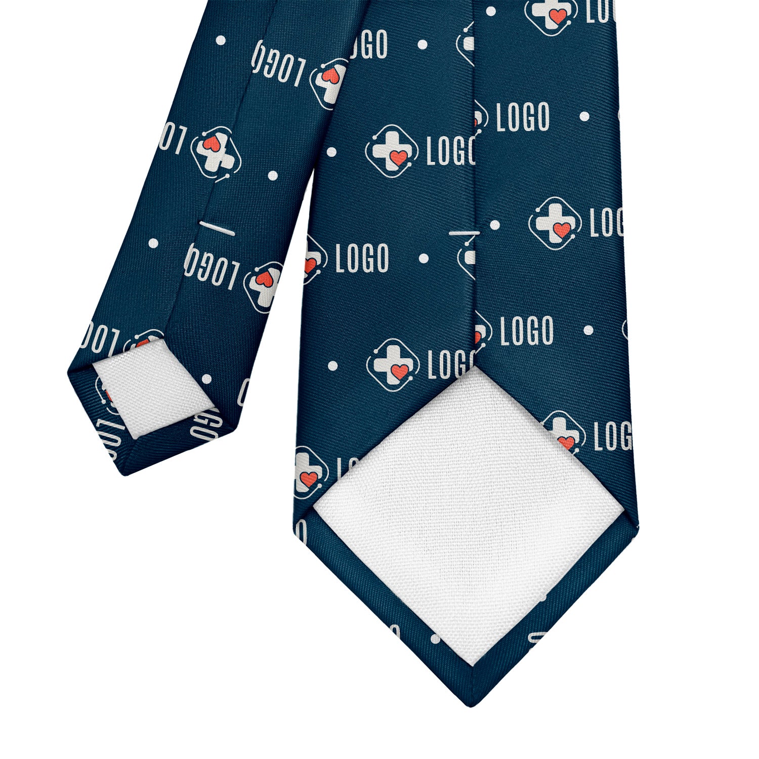Custom Denver Dots 2 Logo Tie - Tipping - Knotty Tie Co.