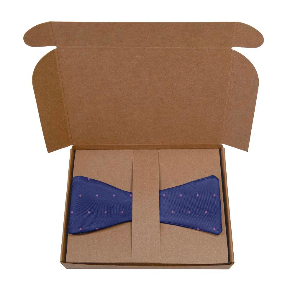 Denver Dots Bow Tie- Kraft Gift Box Packaging - Knotty Tie Co.