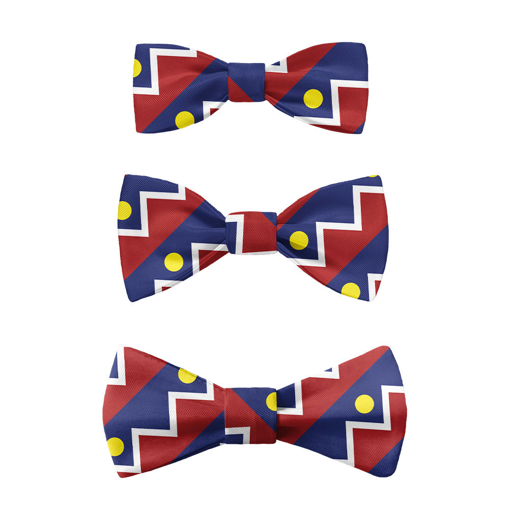 Denver Flag Bow Tie -  -  - Knotty Tie Co.