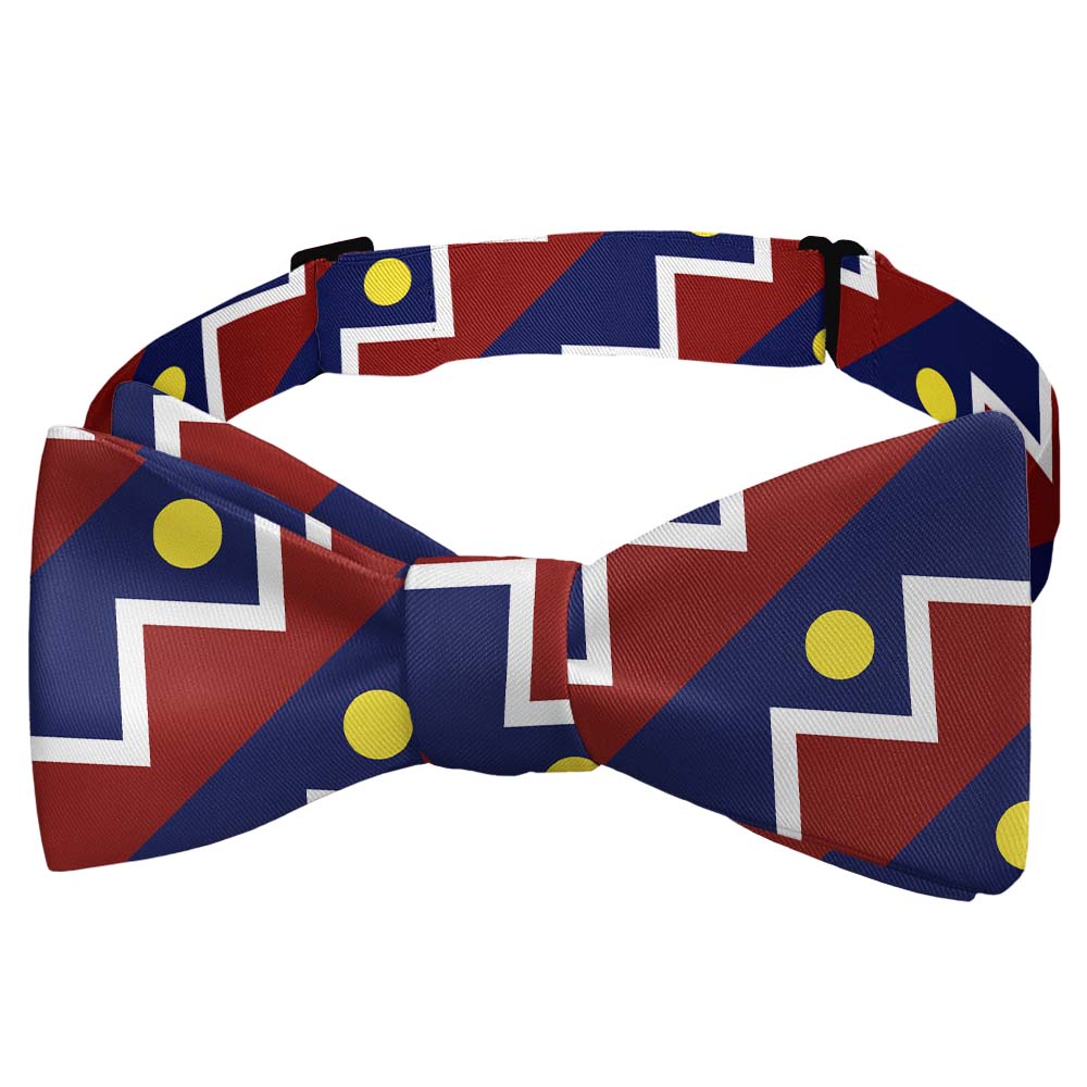 Denver Flag Bow Tie - Self Tie Bow Tie - Knotty Tie Co.