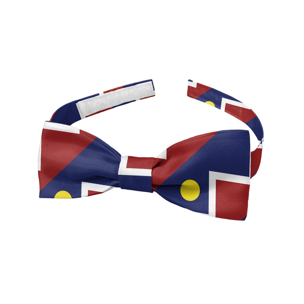 Denver Flag Bow Tie - Baby Bow Tie - Knotty Tie Co.