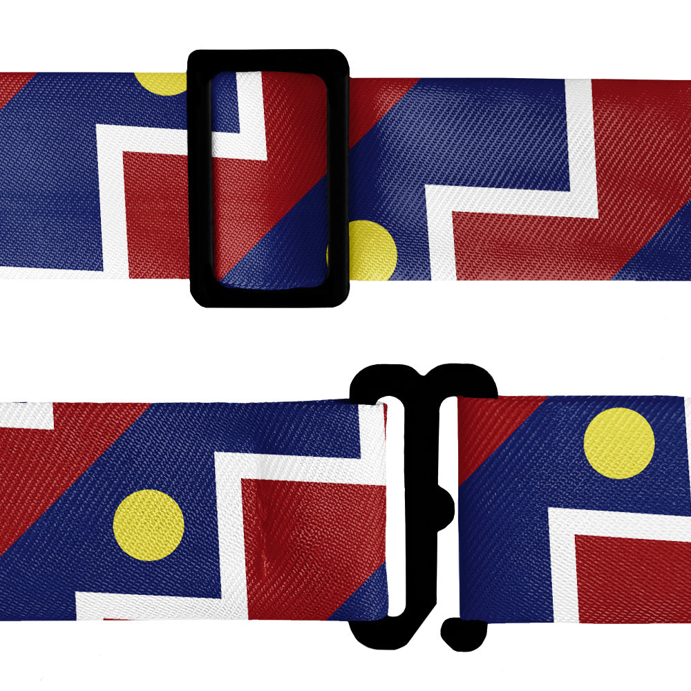 Denver Flag Bow Tie - Bow Tie Hardware - Knotty Tie Co.