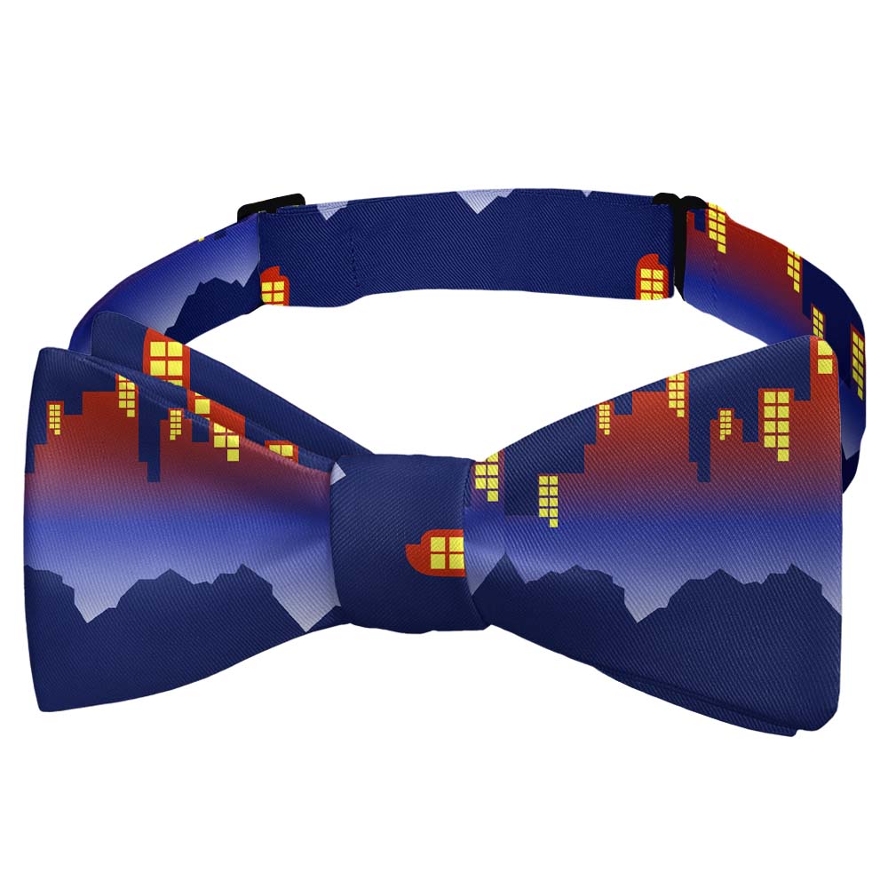Denver Skyline Bow Tie - Self Tie Bow Tie - Knotty Tie Co.