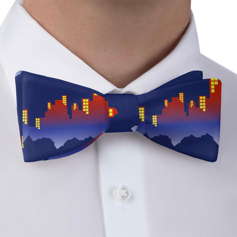 Denver Skyline Bow Tie - Bow Tie with Dress Shirt - Knotty Tie Co.