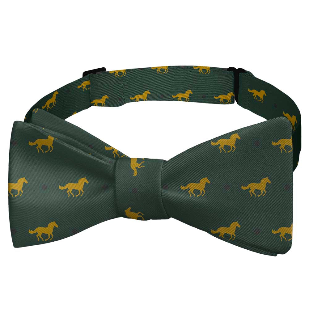 Derby Horses Bow Tie - Self Tie Bow Tie - Knotty Tie Co.