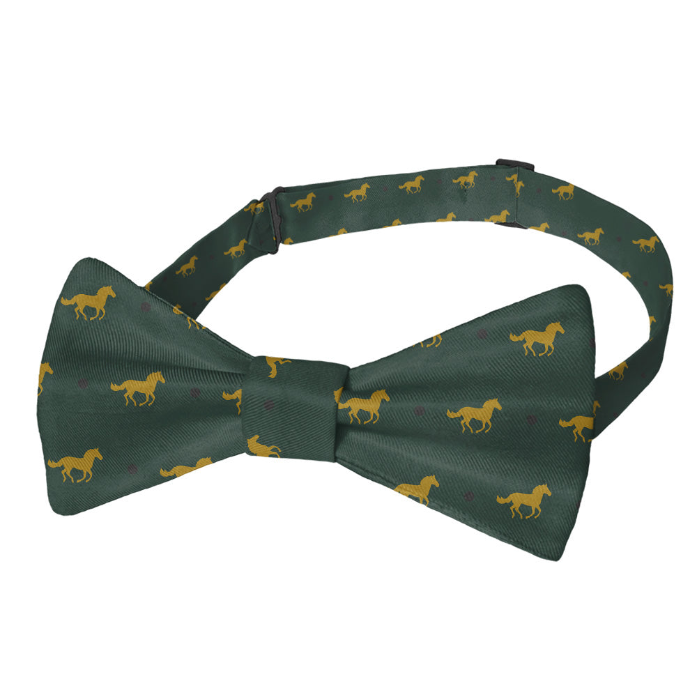Derby Horses Bow Tie - Pre-Tied Bow Tie - Knotty Tie Co.