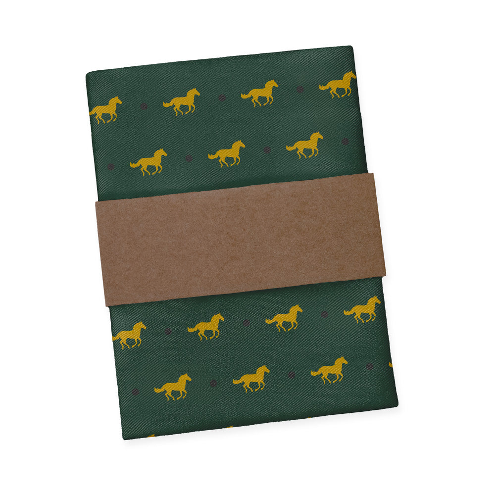 Derby Horses Pocket Square - Packaging - Knotty Tie Co.