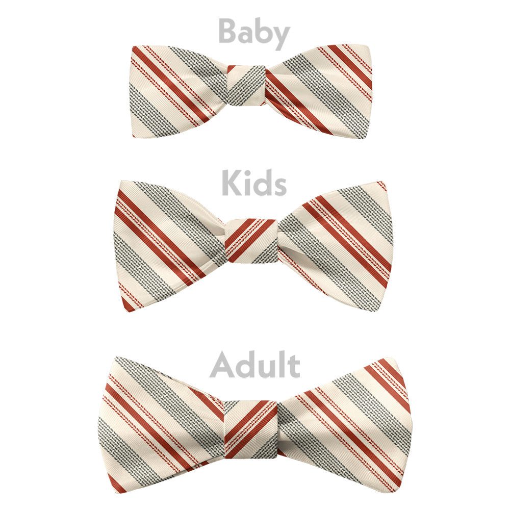 Desert Stripe Bow Tie - Bow Sizes - Knotty Tie Co.