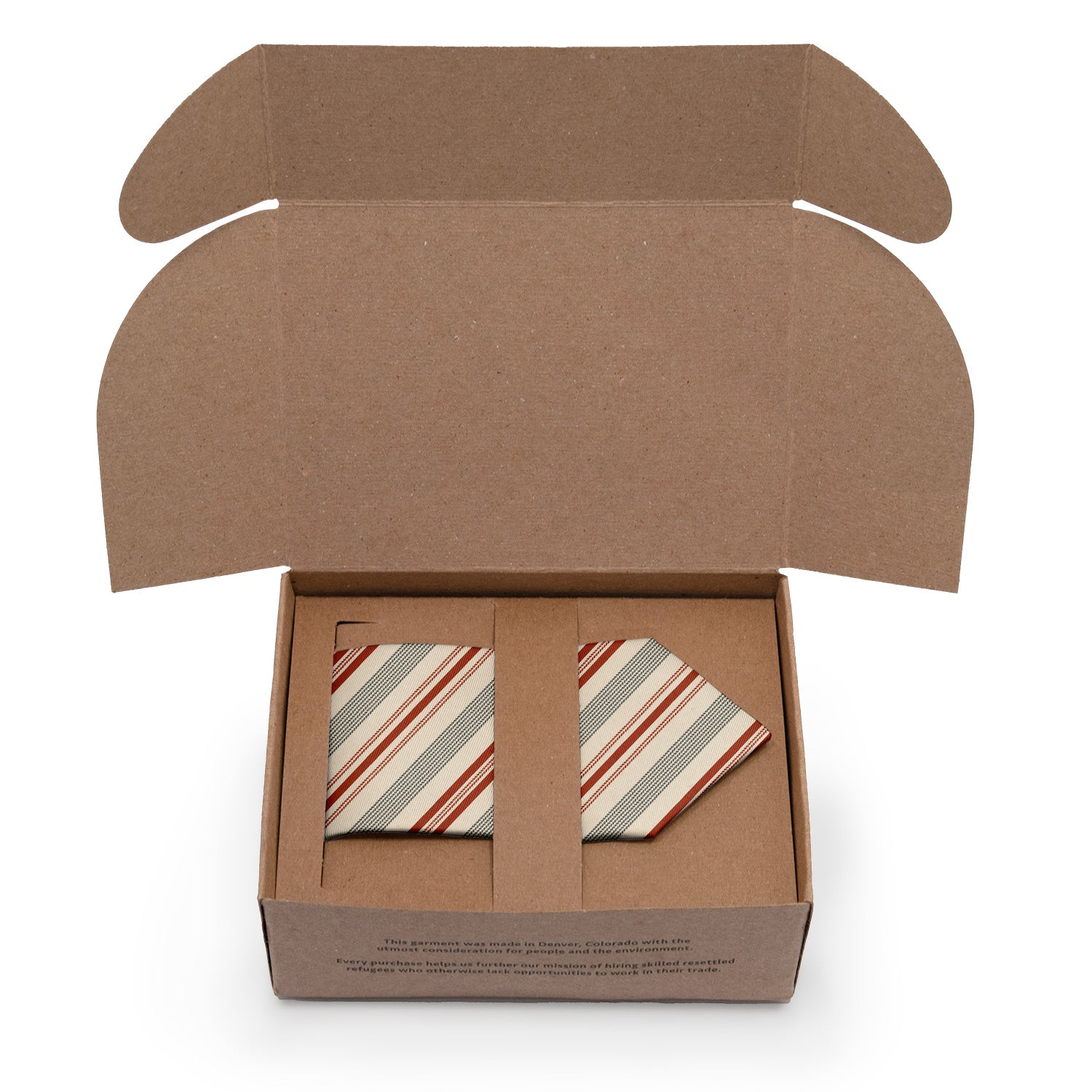 Desert Stripe Necktie - Packaging - Knotty Tie Co.