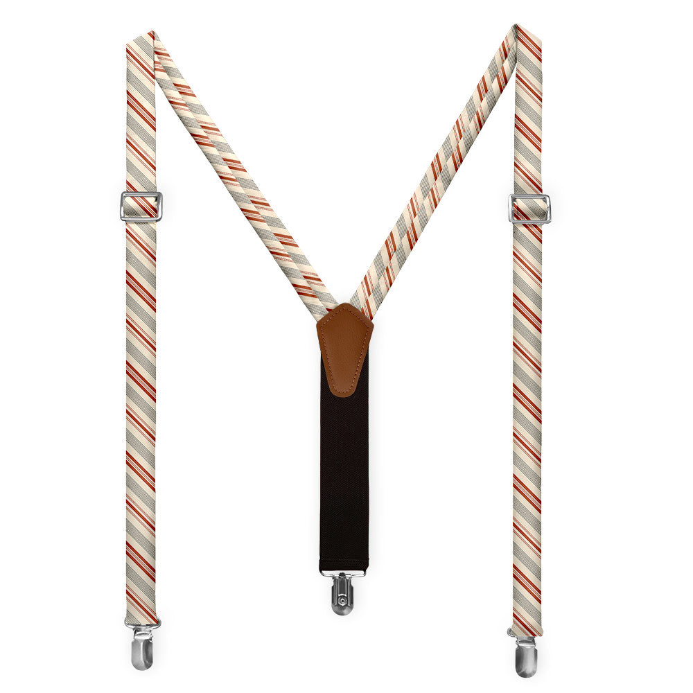 Desert Stripe Suspenders - Full Front View - Knotty Tie Co.
