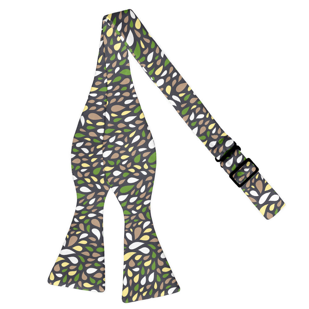 Dew Paisley Bow Tie - Self Tie Flat - Knotty Tie Co.