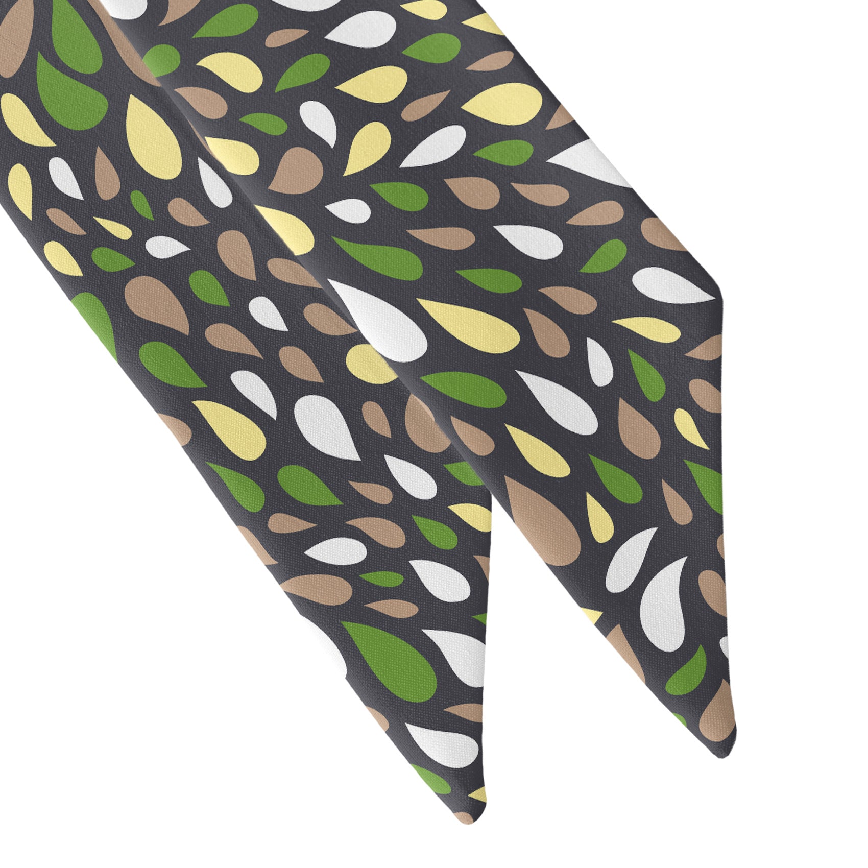 Dew Paisley Hair Scarf - Scarf Tapered Ends - Knotty Tie Co.