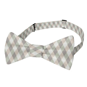 Diamond Plaid Bow Tie - Adult Pre-Tied 12-22" -  - Knotty Tie Co.