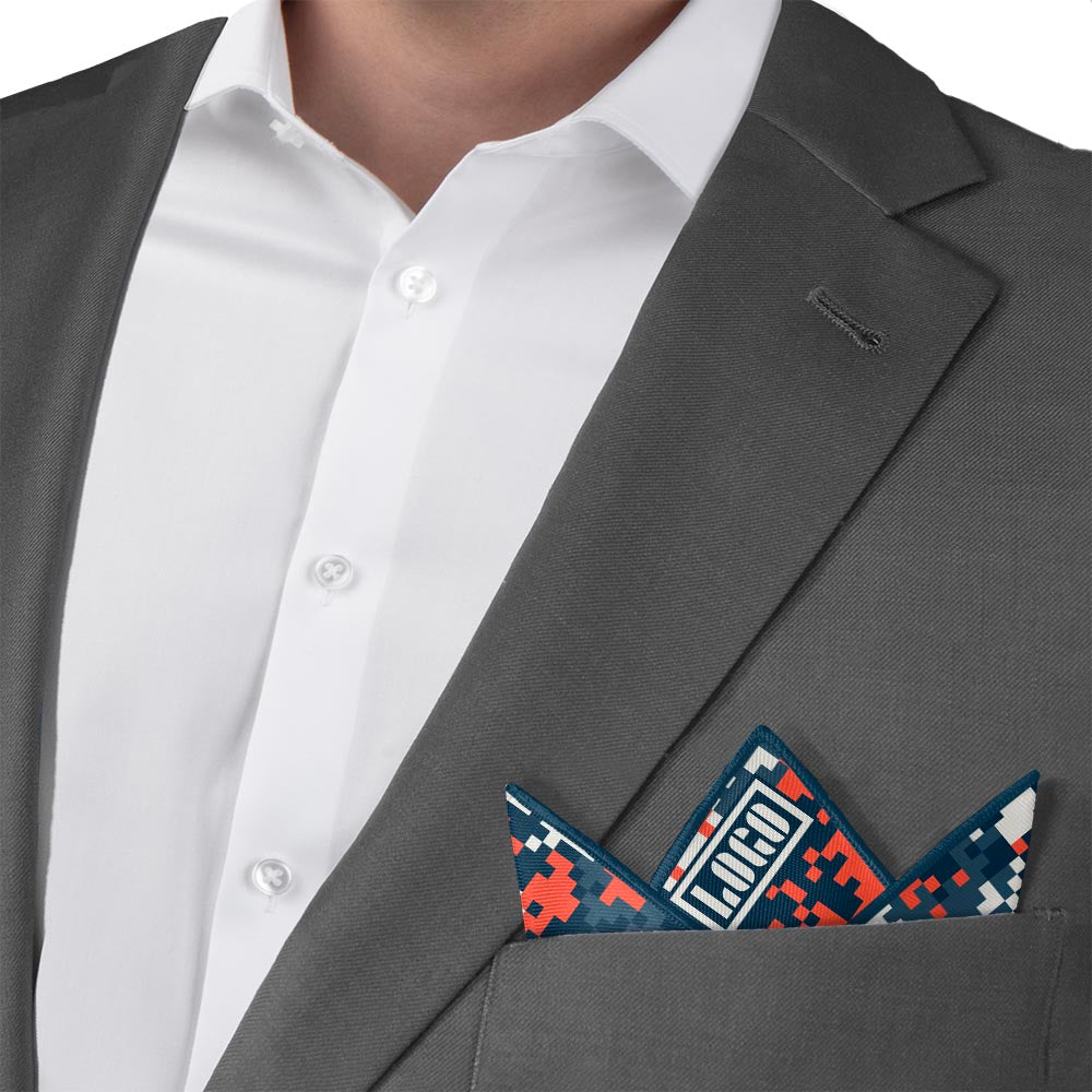 Digi Camo 1 Logo Pocket Square