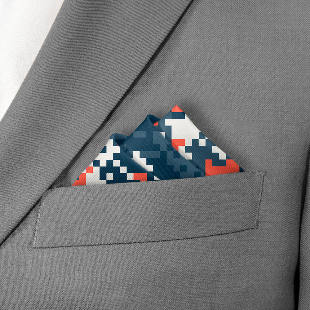 Digi Camo 1 Logo Pocket Square
