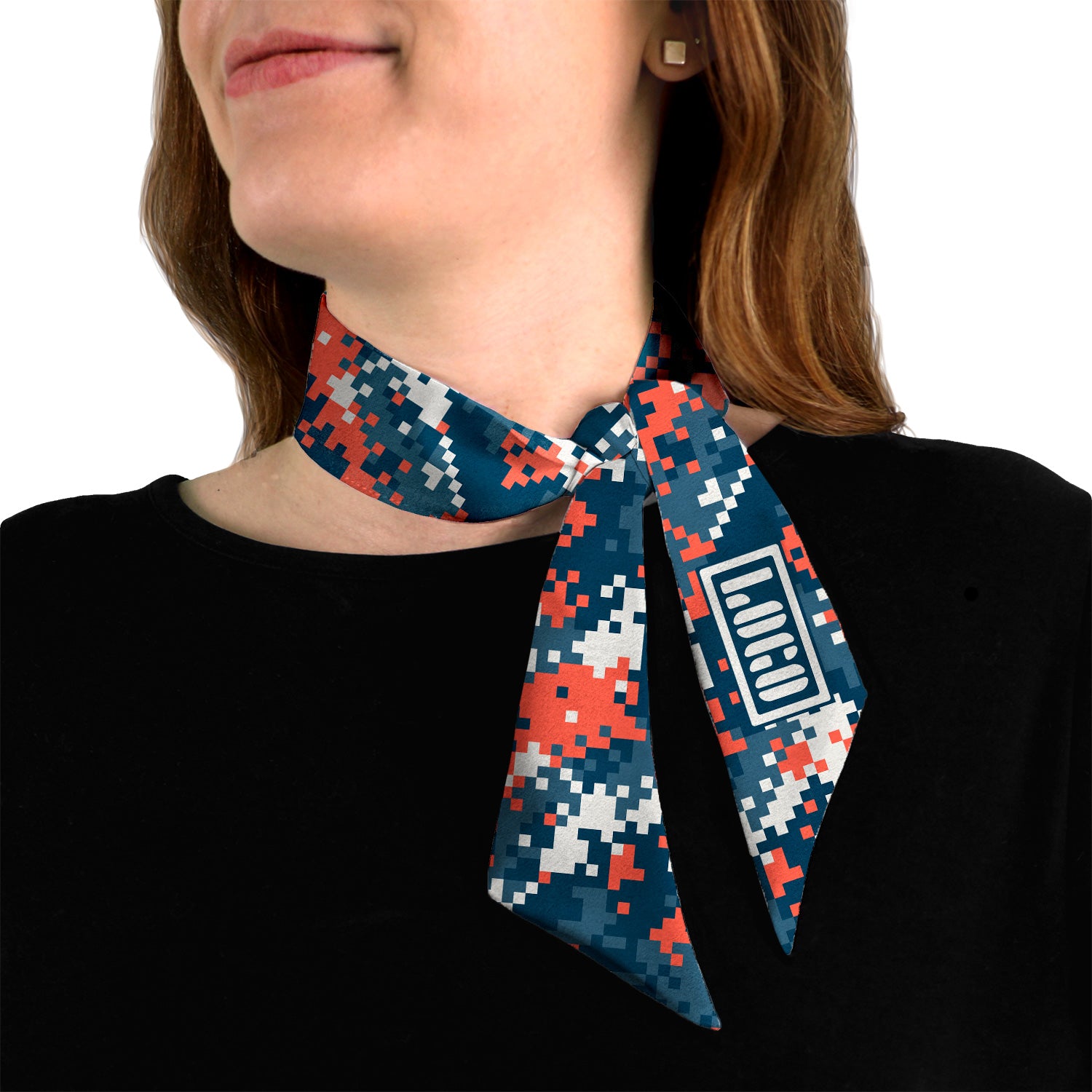 Digi Camo 4 Hair Neck Logo Scarf - Knotty Tie Co.