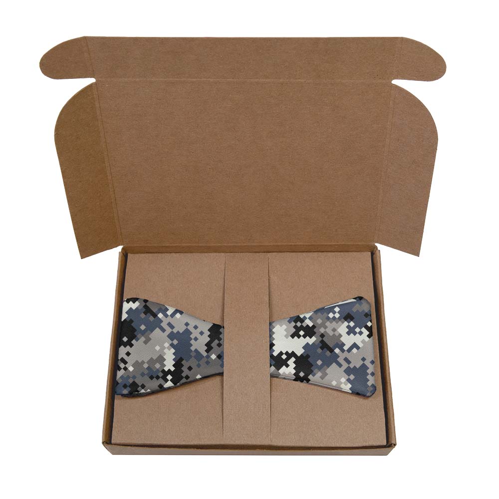 Digi Camo Bow Tie- Kraft Gift Box Packaging - Knotty Tie Co.