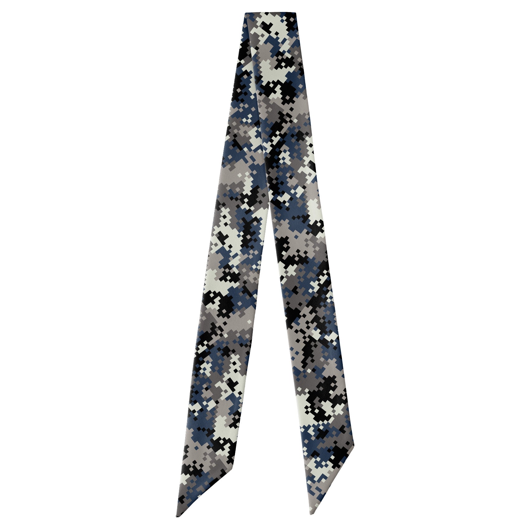 Digi Camo Hair Scarf - Full View of Hair Scarf - Knotty Tie Co.