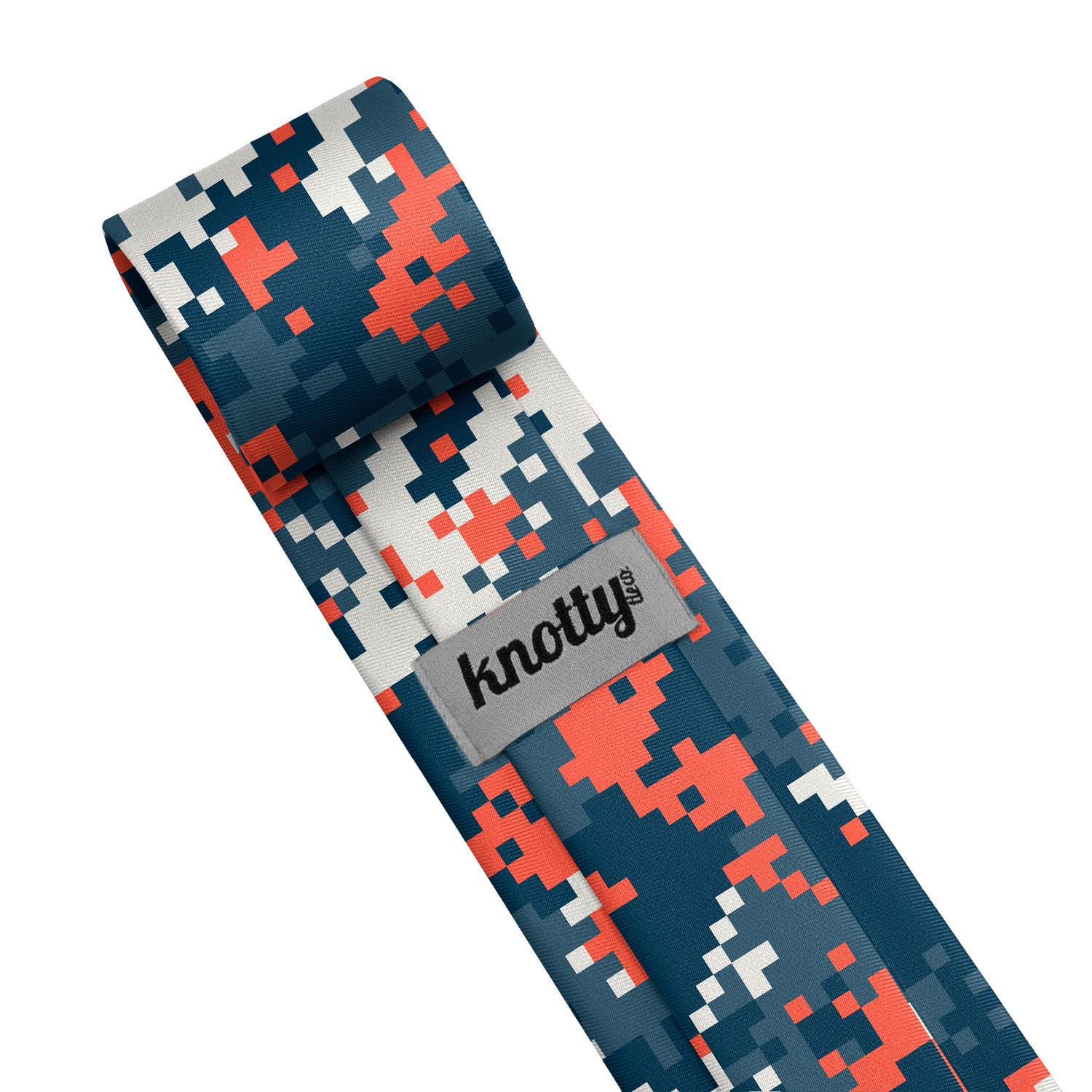 Custom Digi Camo 1 Logo Tie - Tag - Knotty Tie Co.