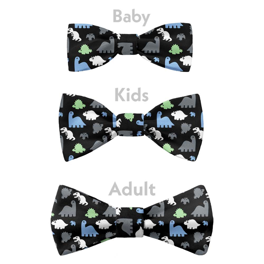 Dinosaur Bow Tie - Bow Sizes - Knotty Tie Co.