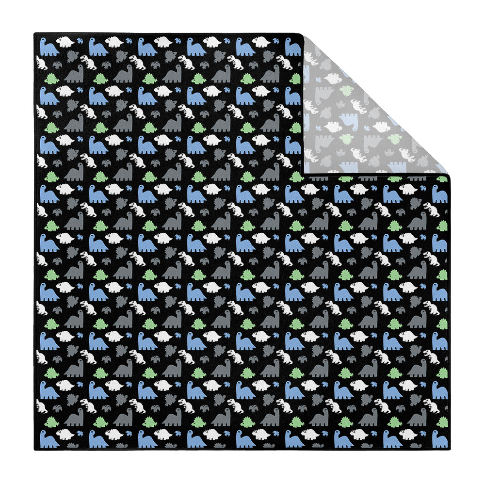 Dinosaur Pocket Square - Printed - Knotty Tie Co.