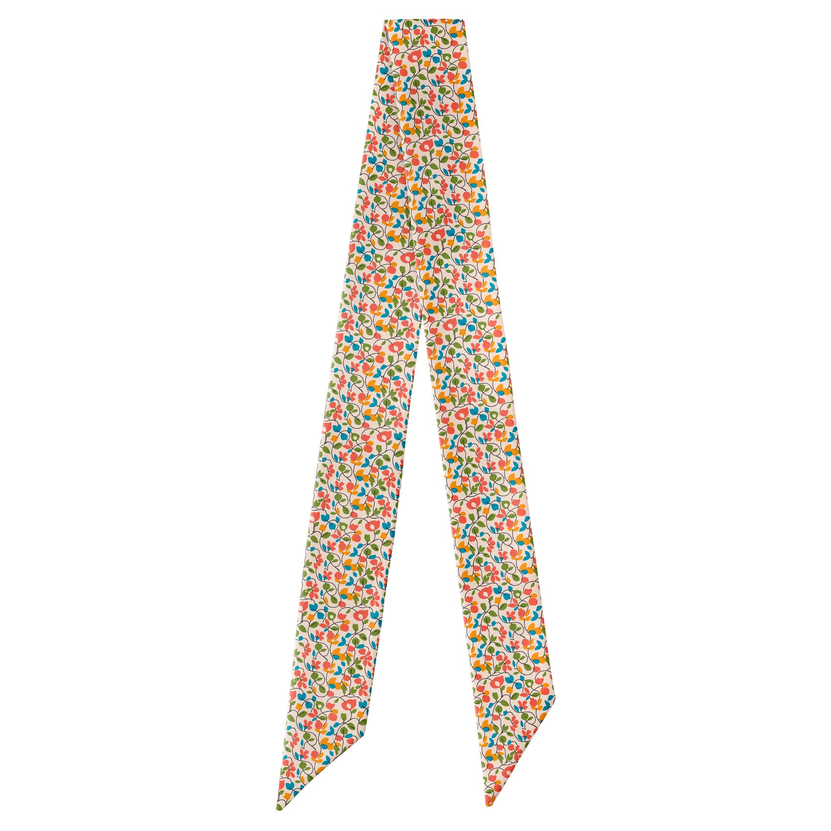 Ditsy Floral Hair Scarf - Full View of Hair Scarf - Knotty Tie Co.