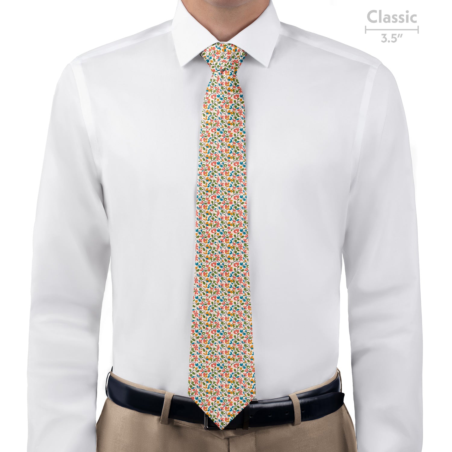 Ditsy Floral Necktie - Classic  - Knotty Tie Co.