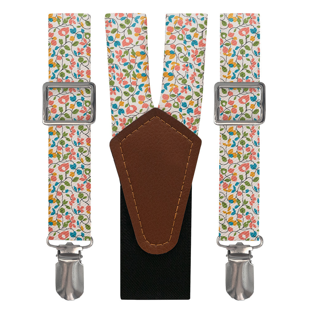 Ditsy Floral Suspenders - Main View - Knotty Tie Co.