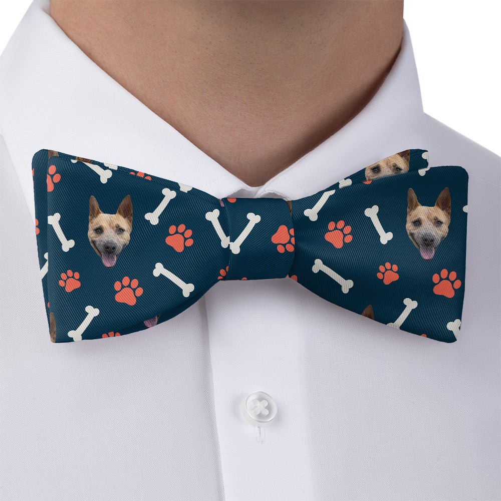 Dog Gone Photo Bow Tie - Bow Tie with Dress Shirt - Knotty Tie Co.