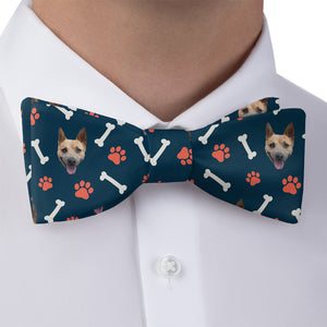 Dog Gone Photo Bow Tie - Bow Tie with Dress Shirt - Knotty Tie Co.