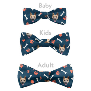 Dog Gone Photo Bow Tie - Bow Sizes - Knotty Tie Co.
