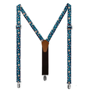 Dog Gone Photo Suspenders - Full Front View - Knotty Tie Co.