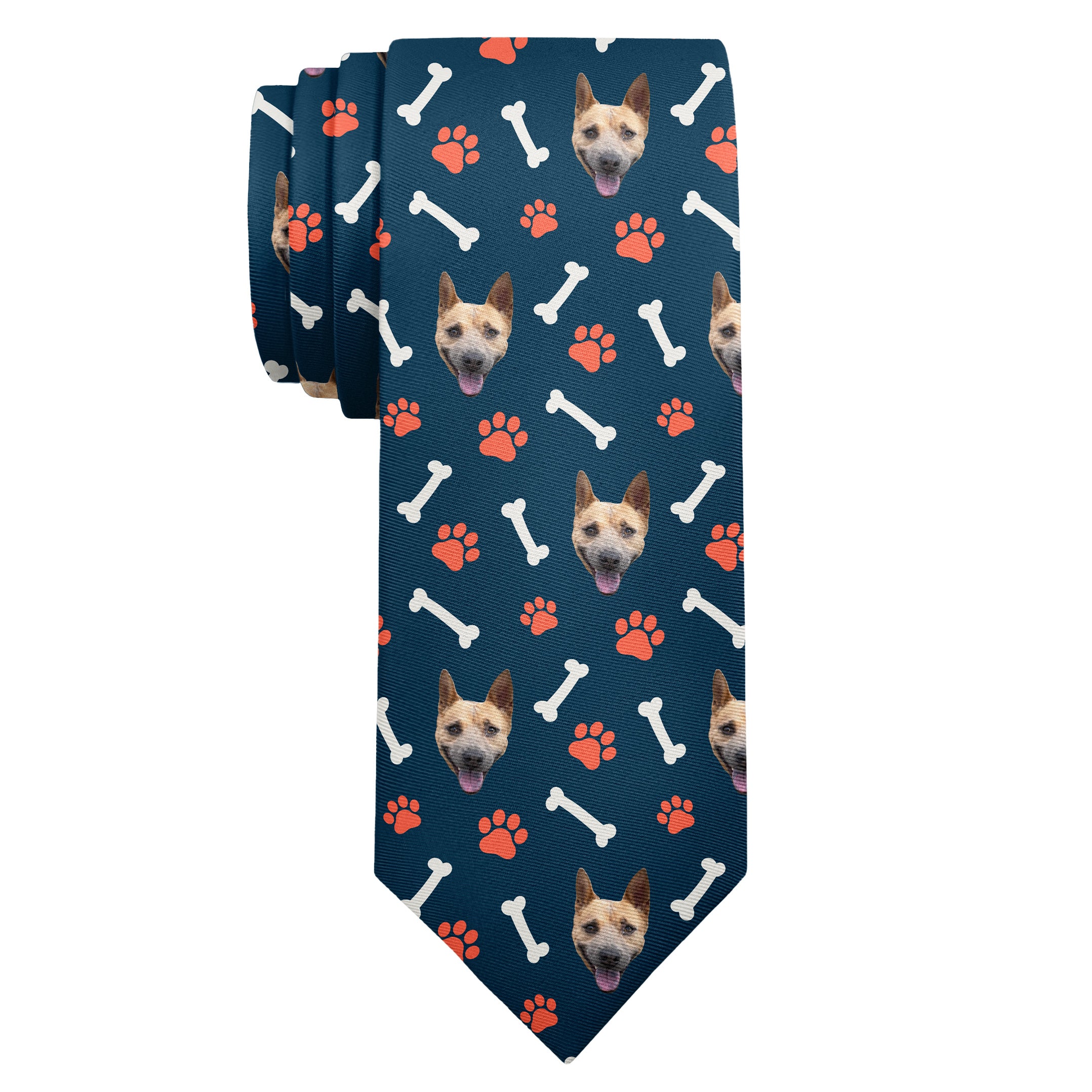 Dog Gone Photo Tie - Long Roll - Knotty Tie Co.