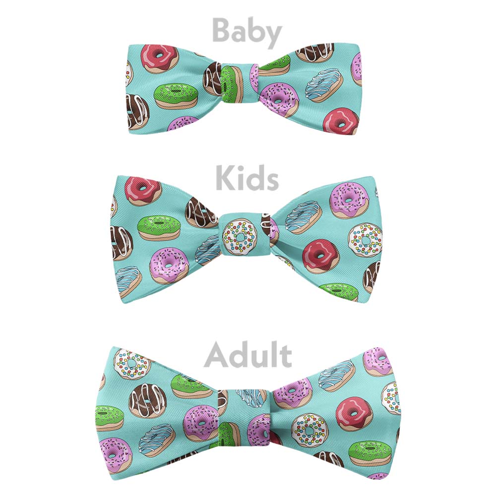 Donuts Bow Tie - Bow Sizes - Knotty Tie Co.