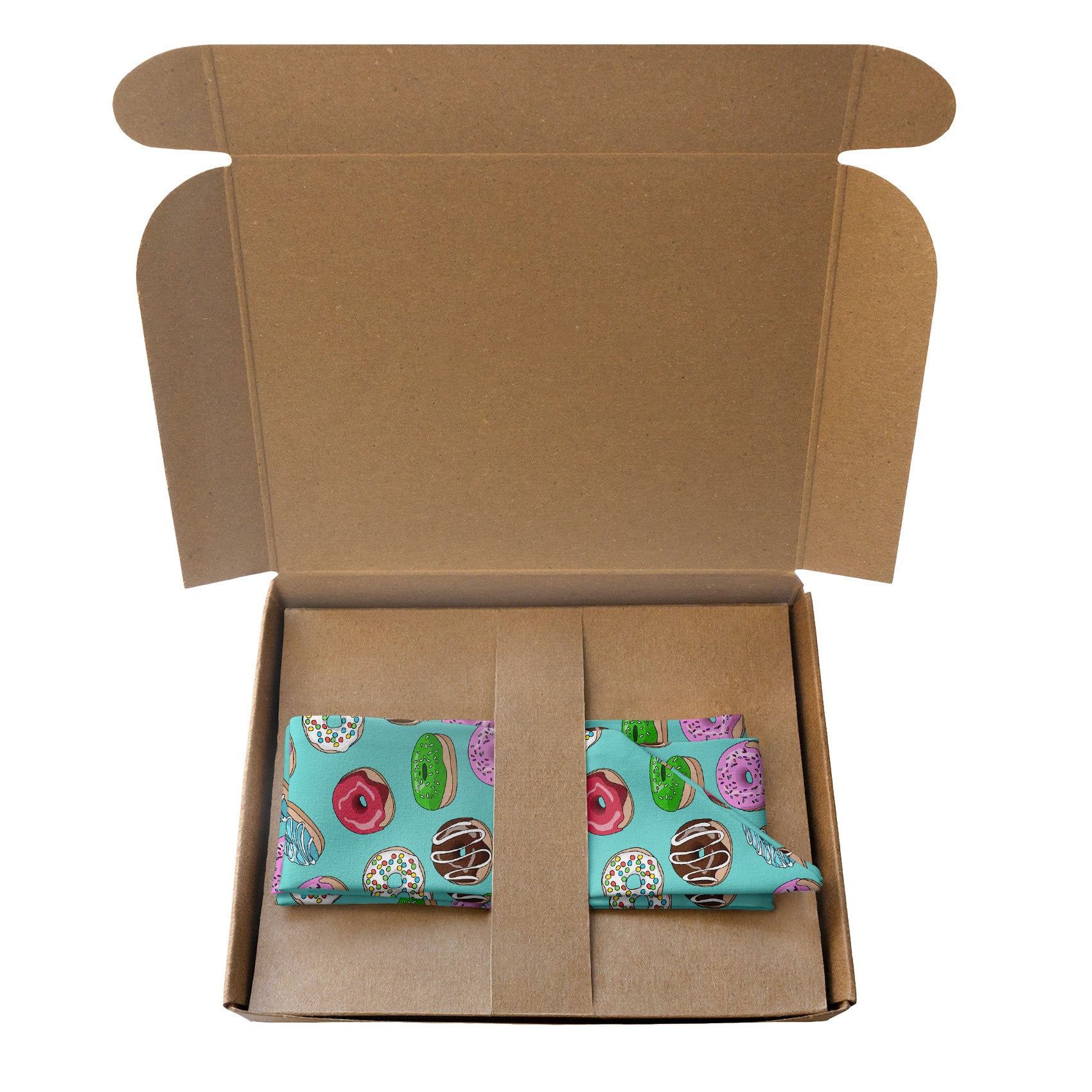 Donuts Hair Scarf - Packaging - Knotty Tie Co.