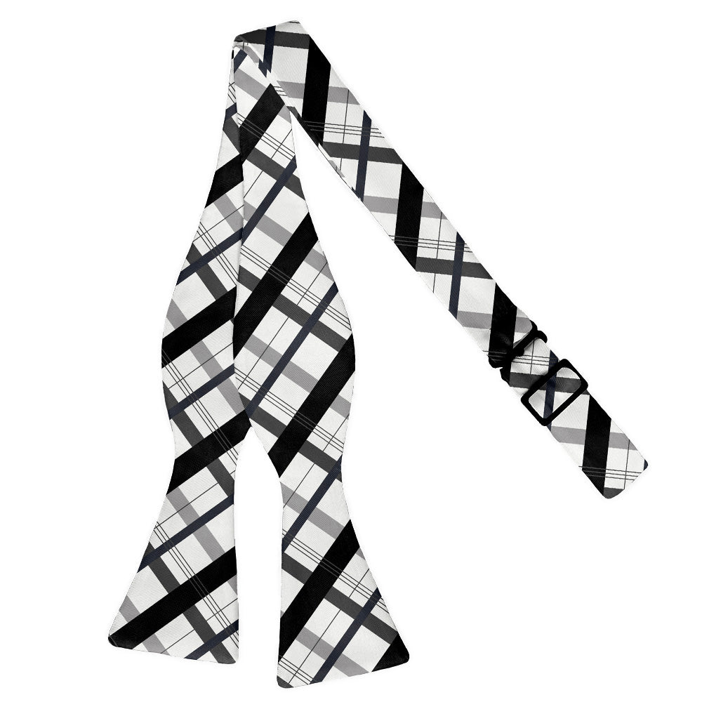 Downing Plaid Bow Tie - Adult Extra-Long Self-Tie 18-21" -  - Knotty Tie Co.