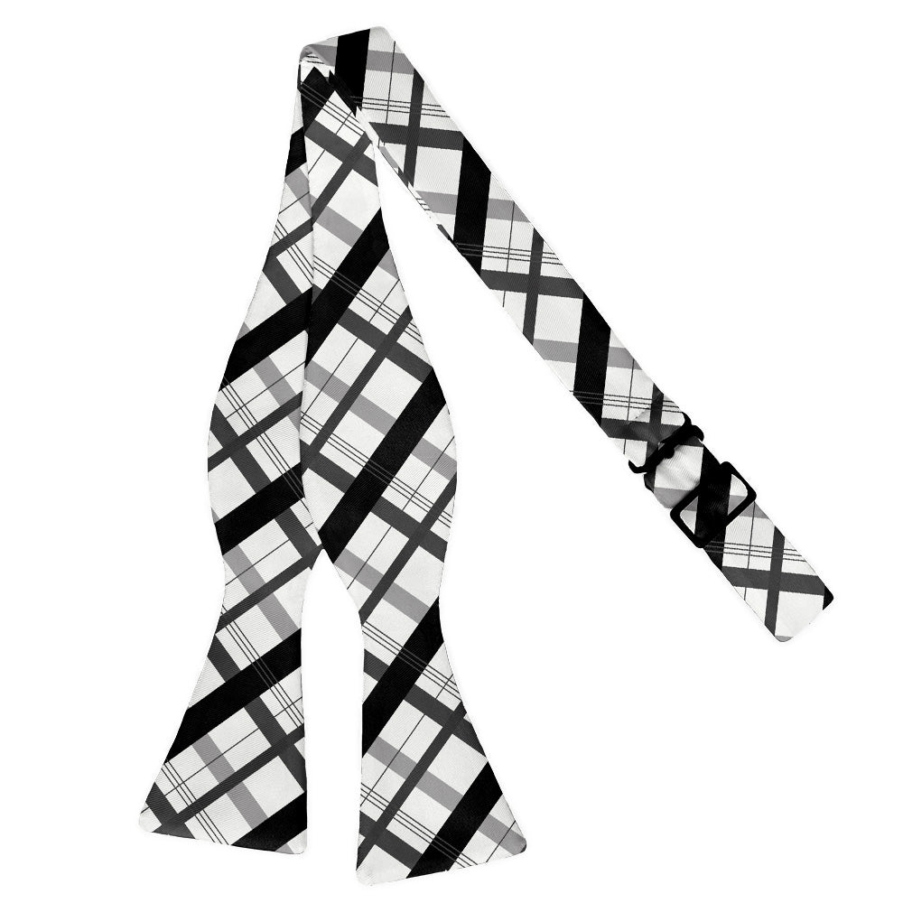 Downing Plaid Bow Tie - Self Tie Flat - Knotty Tie Co.