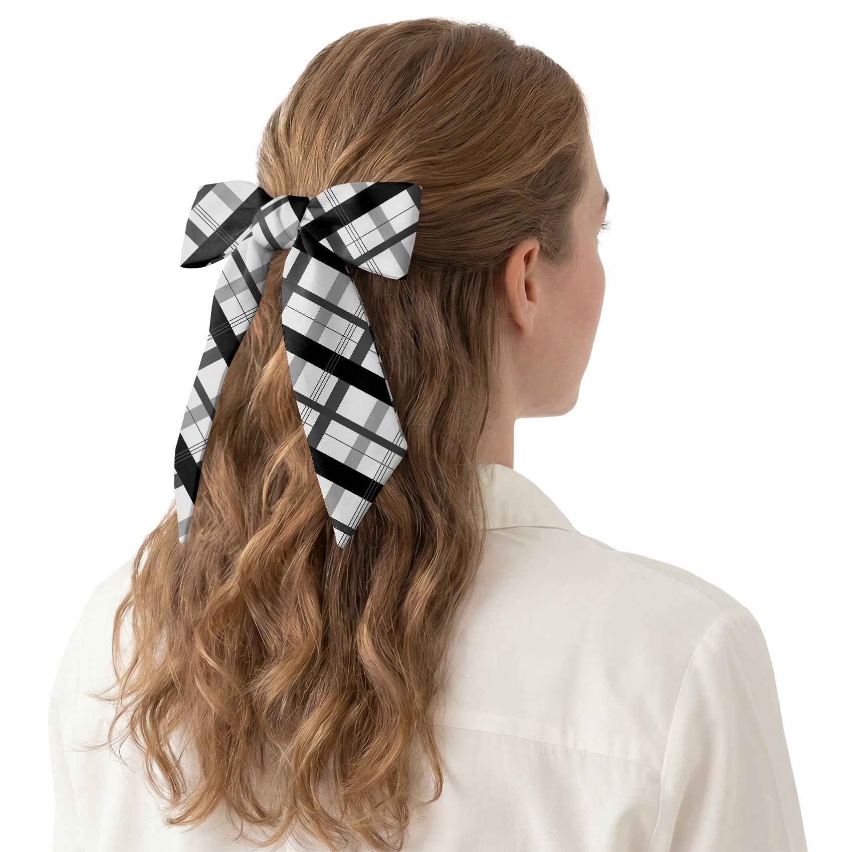 Downing Plaid Hair Scarf - Hair Scarf - Knotty Tie Co.