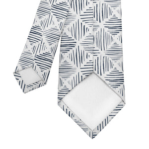 Drawn Geo Necktie - Tipping - Knotty Tie Co.