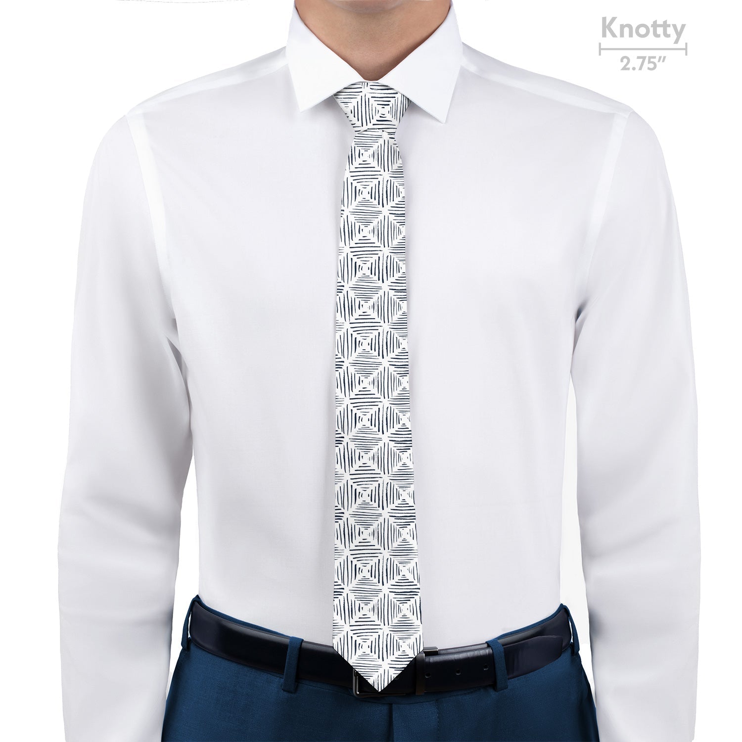 Drawn Geo Necktie - Knotty - Knotty Tie Co.