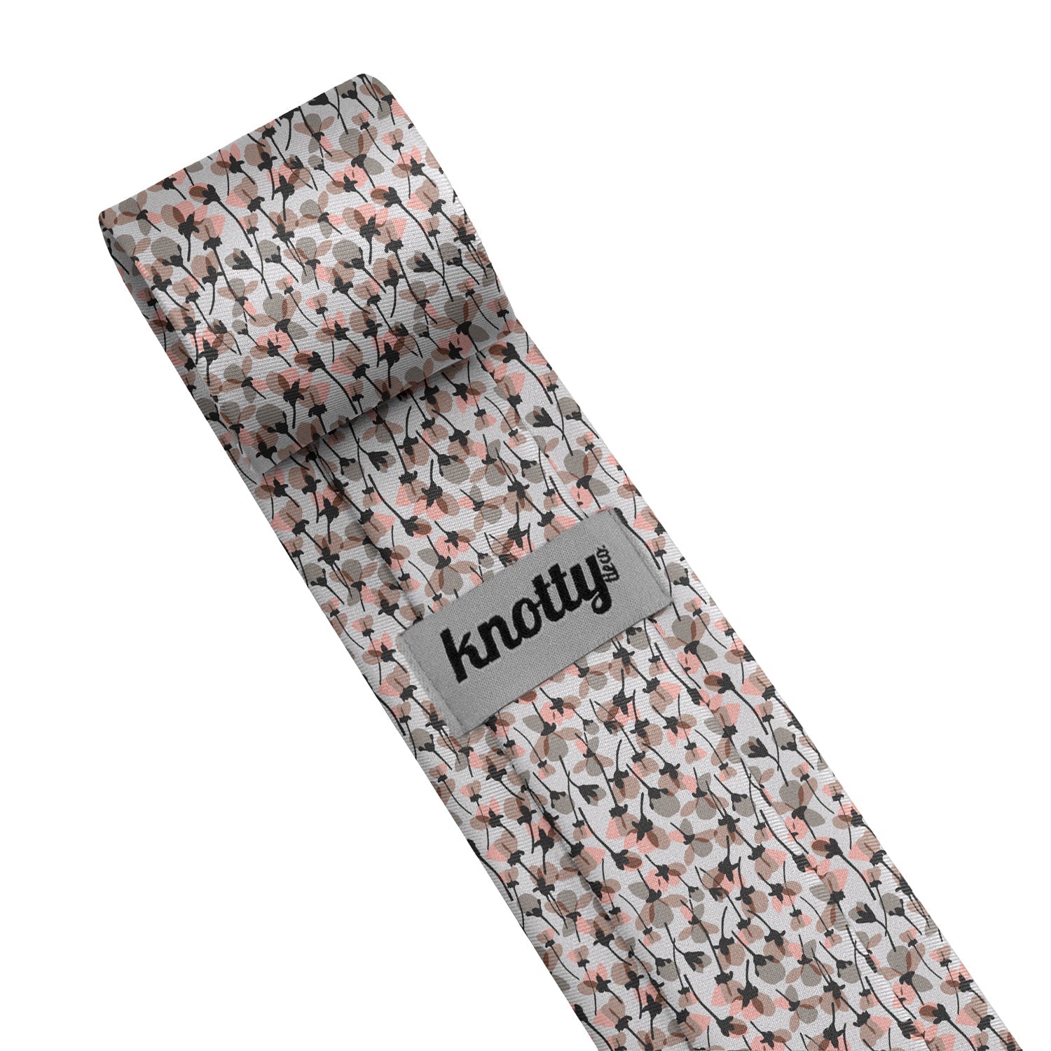 Dried Floral Necktie - Tag - Knotty Tie Co.