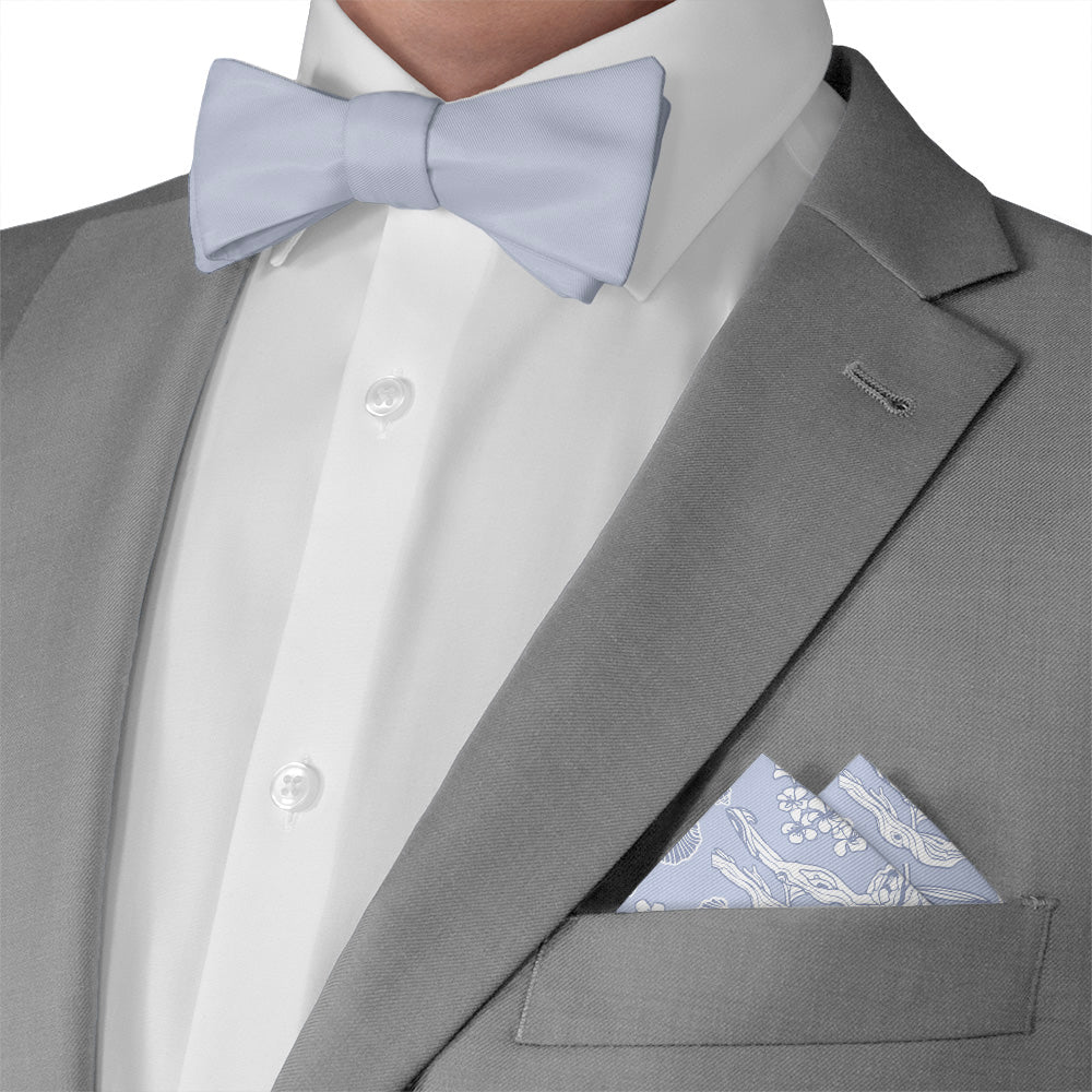 Driftwood Floral Pocket Square - Matching Bow Tie - Knotty Tie Co.